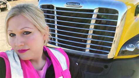 brittney richardson truck driver|Female trucker explains how she protects herself on。